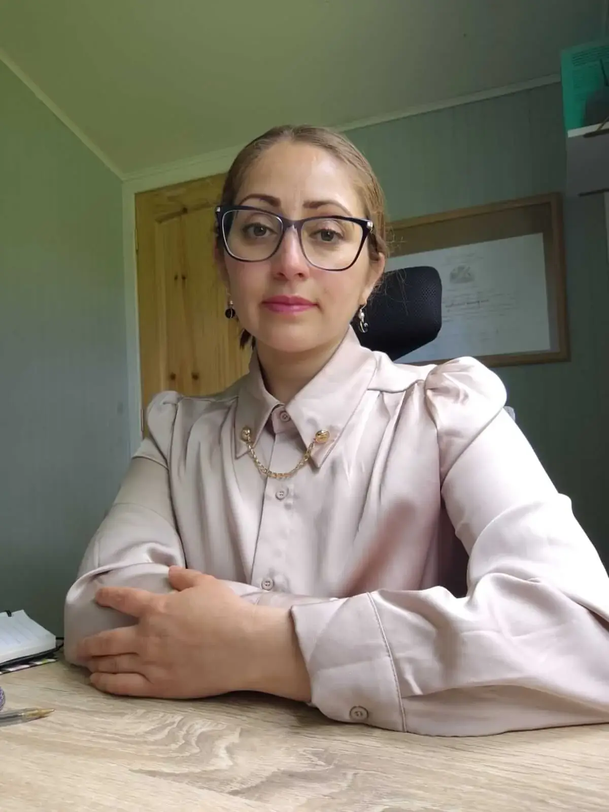 Mediadora familiar profesional atendiendo sesión online
